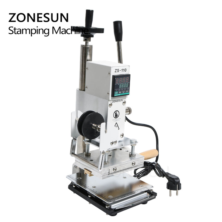 ZONESUN ZS-110 Digital Hot Foil Stamping Machine For Leather Wood Leather PVC Paper DIY - ZONESUN TECHNOLOGY LIMITED