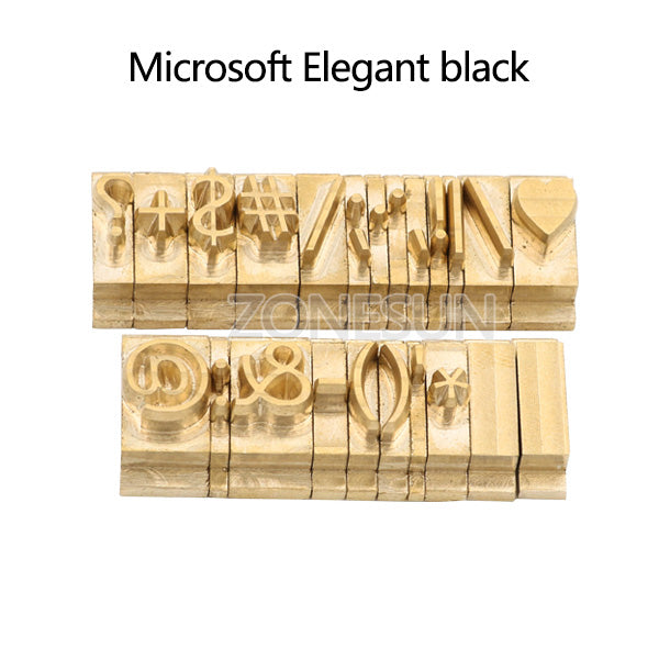 Custom Logo DIY T slot Copper Leather Wood Logo Stamp Mold Die Cut Sol