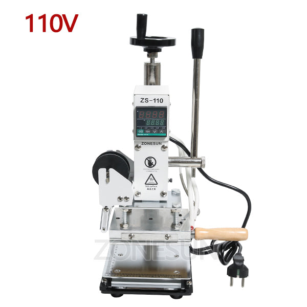 ZONESUN ZS-110 Digital Hot Foil Stamping Machine Leather Tool For Wood