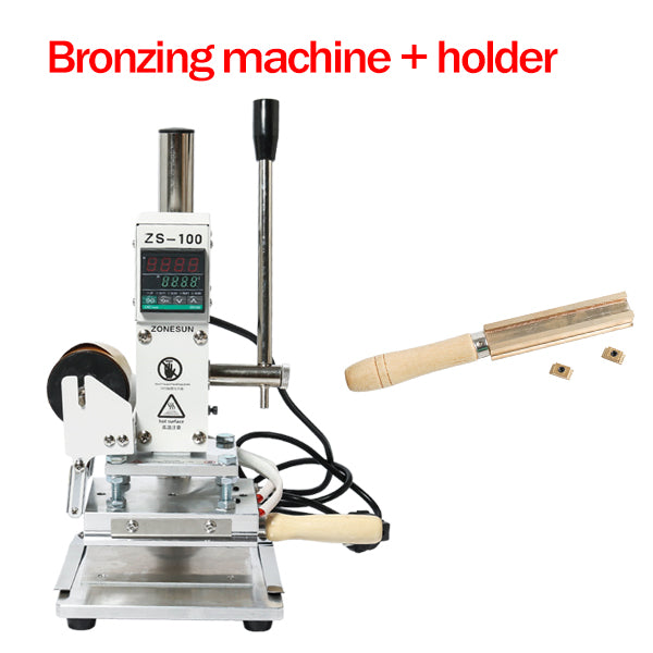 ZONESUN ZS-100B Dual Use Hot Foil Stamping Machine Manual Bronzing Machine For Pvc Card Leather Pencils Paper Stamping Machine - ZONESUN TECHNOLOGY LIMITED