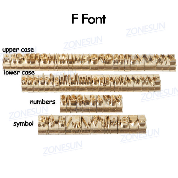 ZONESUN Diy GIFT Stamping Name Brass Mold Customized Logo On Wallet Shoes Leather Heat Press Name - ZONESUN TECHNOLOGY LIMITED