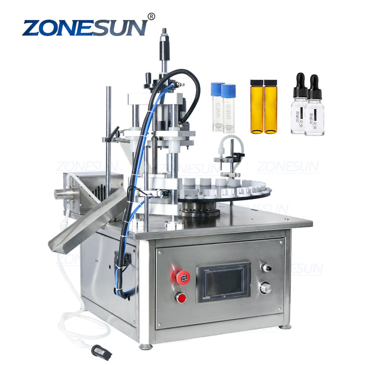 Desktop automatic filling capping machine