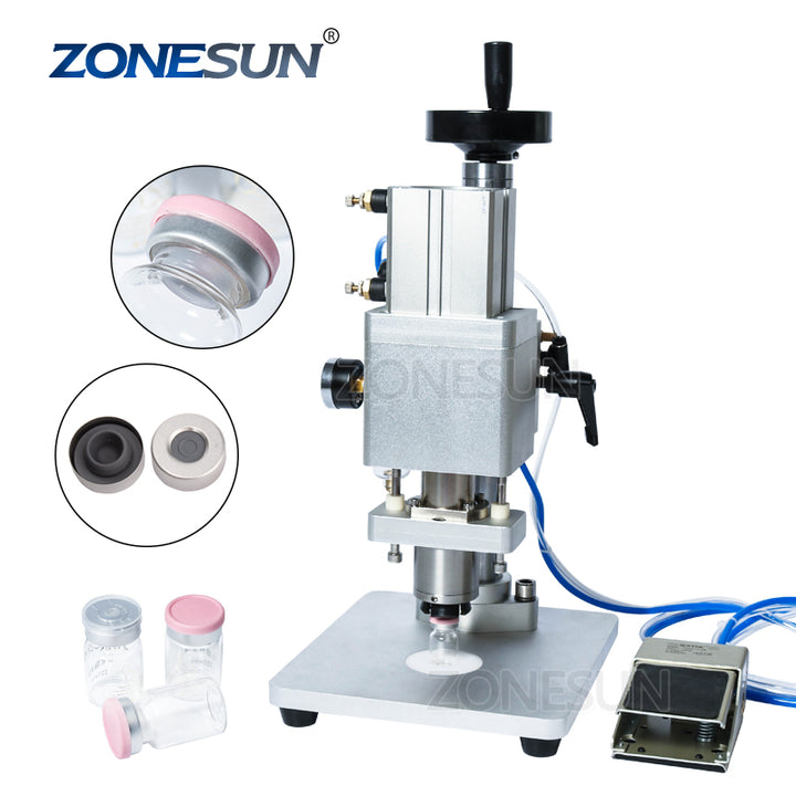 Pneumatic Vial  bottle capping machine