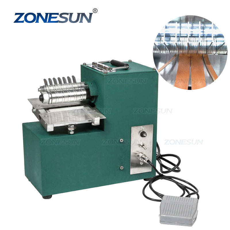 V01 leather cutting machine slitting machine, Vegetable tanned leather
