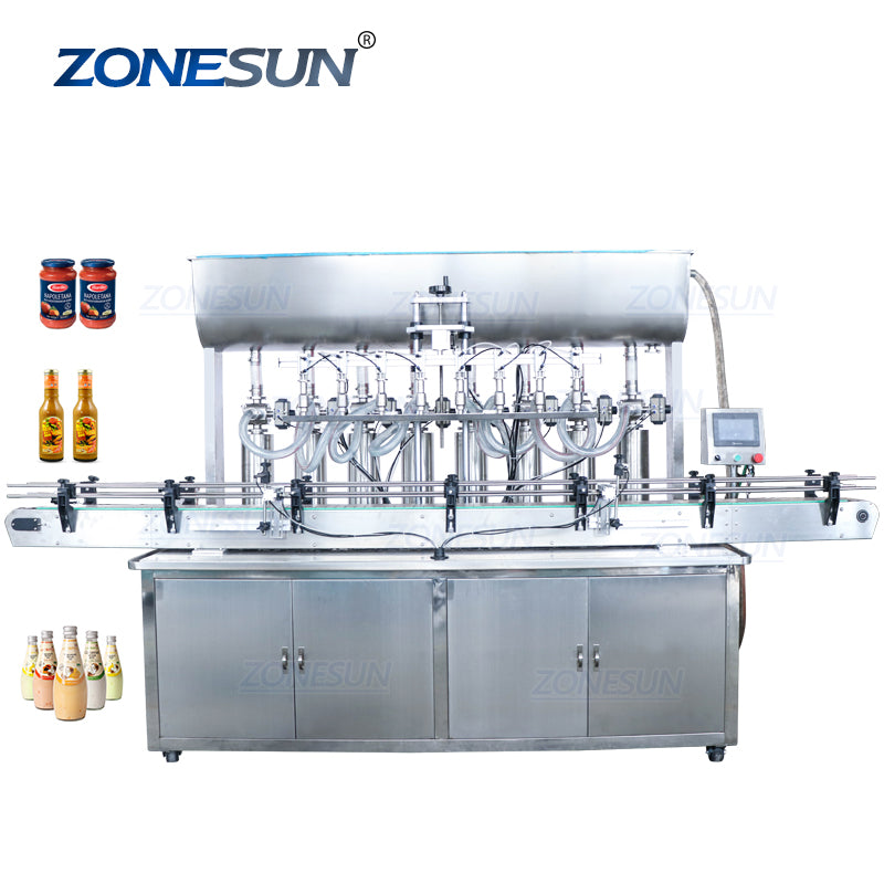 8 Nozzle Automatic Paste Filling Machine