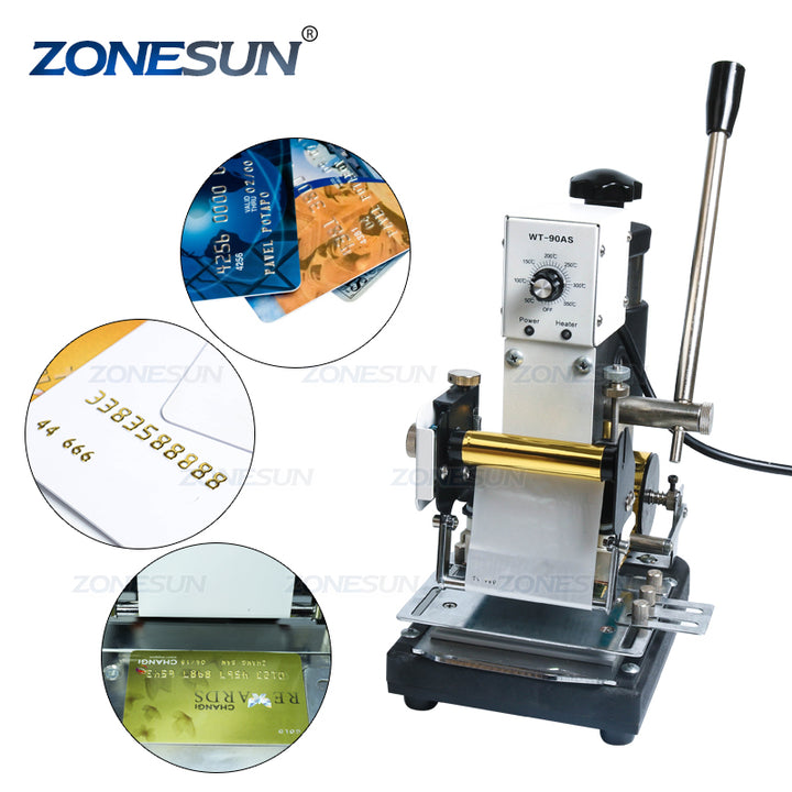 PVC card hot foil stamping machine