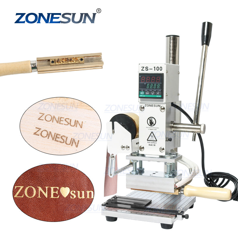 Hot Foil Stamping Machine Manual Bronzing Machine for PVC Card leather