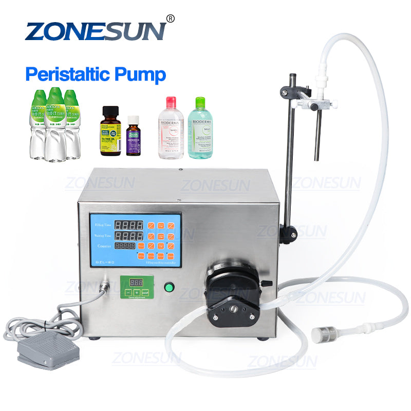 Single Nozzle Peristaltic Pump Liquid Filling Machine