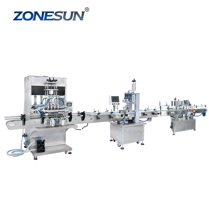 ZS-FAL180P6 Automatic Filling Capping And Labeling Machine