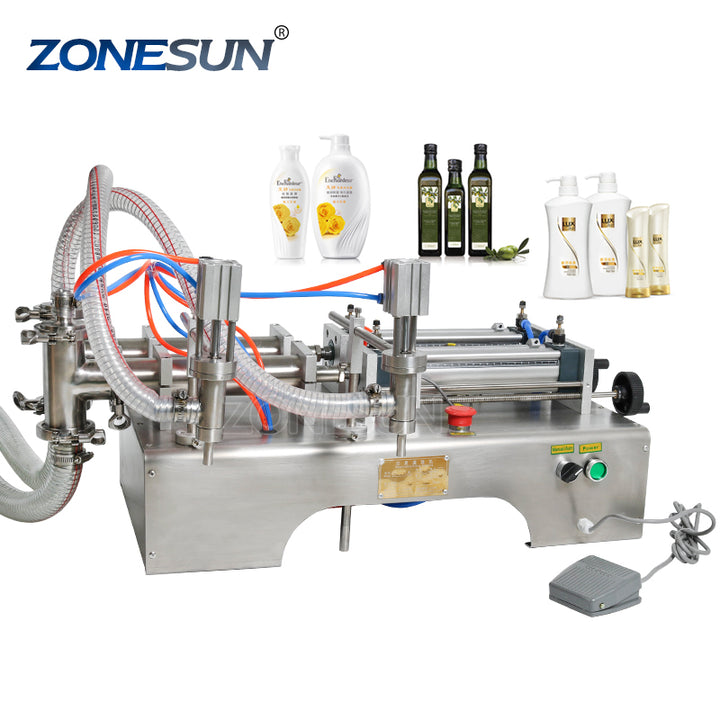 Double heads Pneumatic Liquid Filling Machine