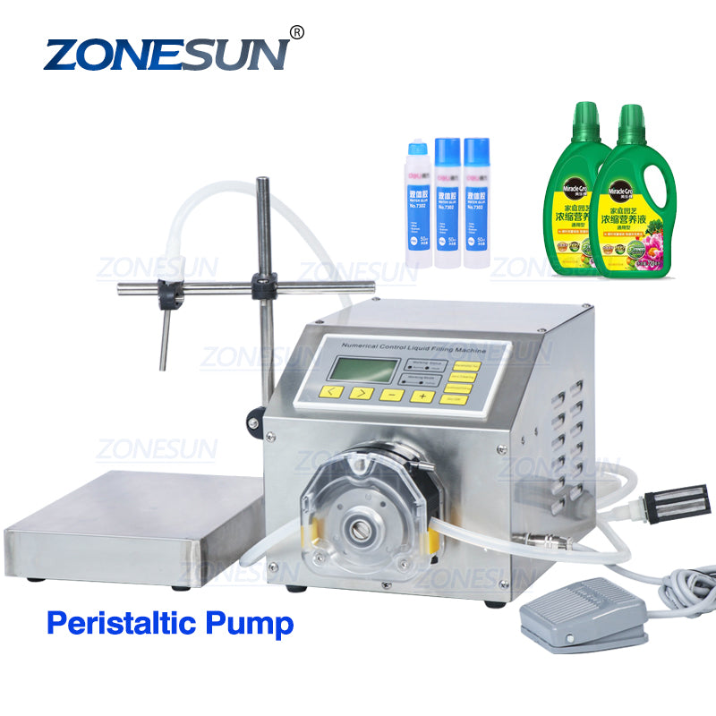 Single Nozzle Peristaltic Pump Liquid Filling Machine