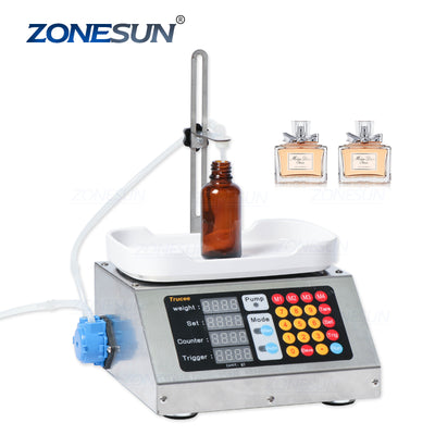 1-50ml semi-auto weighing liquid filling machine