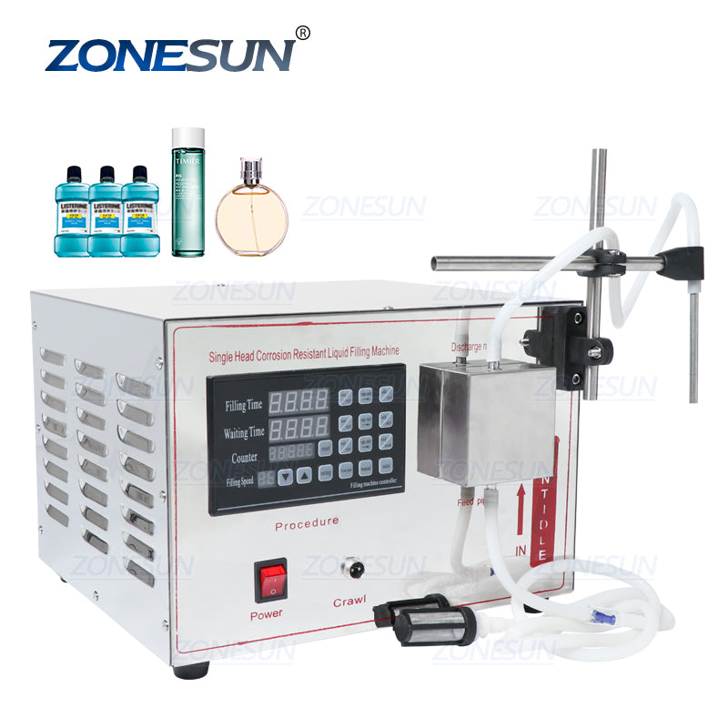 Semi Automatic Magnetic Pump Liquid Filling Machine