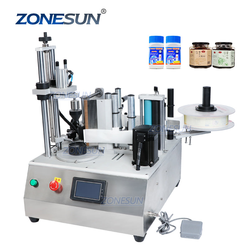 Hexagon bottle labeling machine