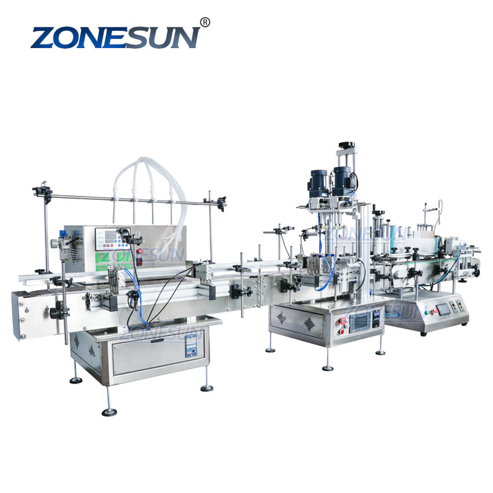 ZS-FAL180C2 Automatic Filling Capping Labeling Machine