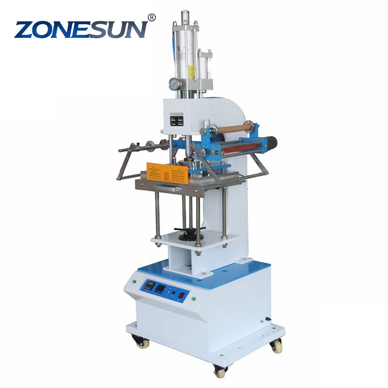ZONESUN ZS-819Q2 Pneumatic Hot Foil Stamping Machine For Leather Paper