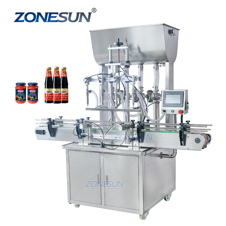 4 Nozzle Automatic Paste Filling Machine