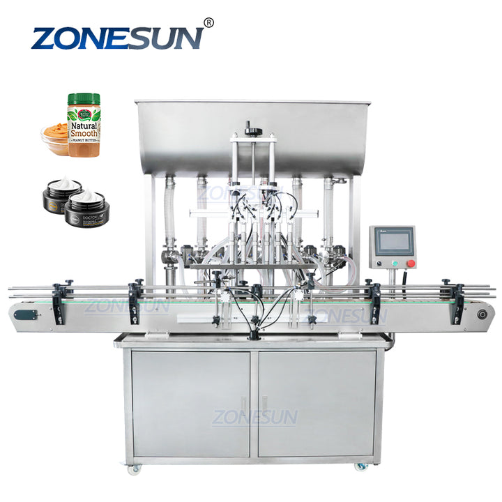 6 Nozzle Automatic Paste Filling Machine