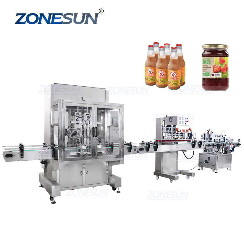 Automatic Paste Filling Capping Labeling Machine