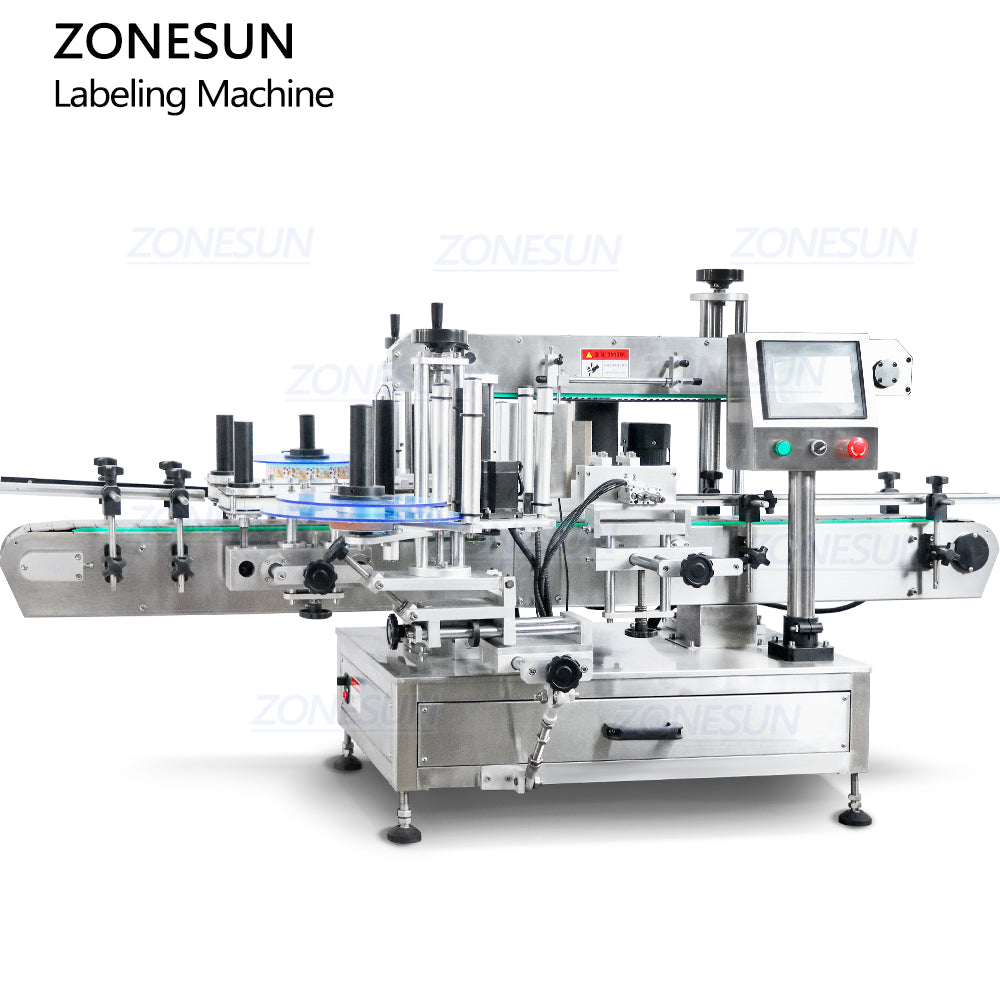 Flat and Round Bottle Labeling Machine For Olive Oil