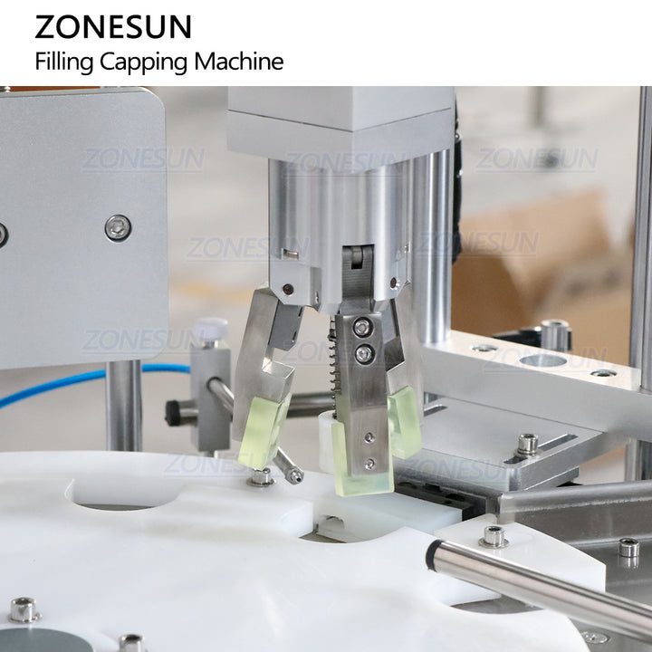 Capping Structure of Face Cream Filling Machine