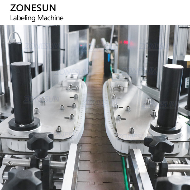 Bottle Guiding Structure of Flat and Round Bottle Labeling Machine