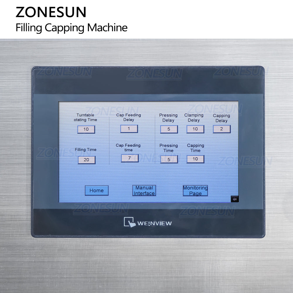 Control Panel of Face Cream Filling Machine