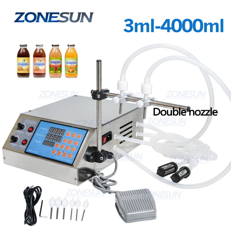 Double Nozzles Liquid Filling Machine