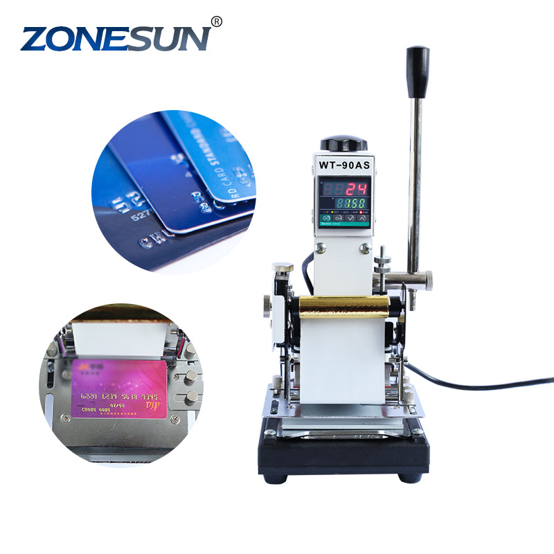 220V/110V Manual Hot Foil Stamping Machine Card Tipper Embossing Machi