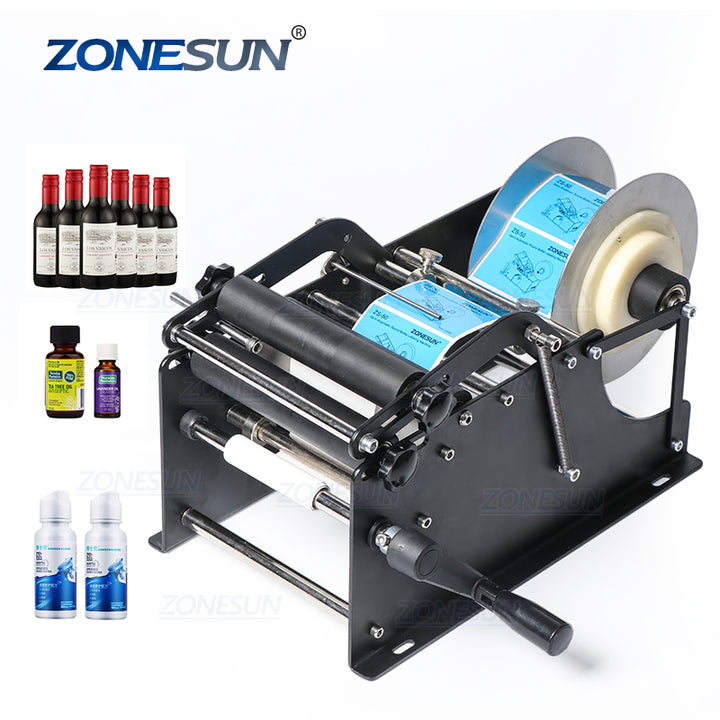 ZS-50P Manual Round Bottle Labeling Machine