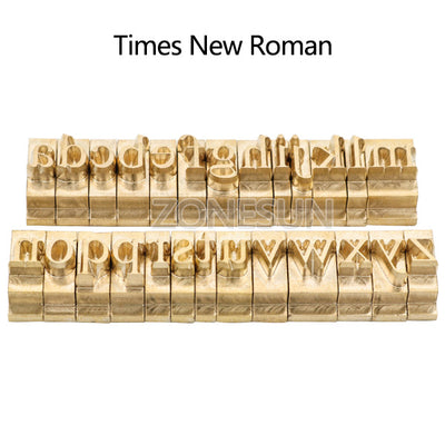 ZONESUN Diy GIFT Stamping Name Brass Mold Customized Logo On Wallet Shoes Leather Heat Press Name - ZONESUN TECHNOLOGY LIMITED