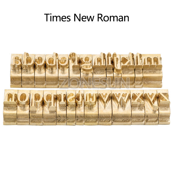 ZONESUN Diy GIFT Stamping Name Brass Mold Customized Logo On Wallet Shoes Leather Heat Press Name - ZONESUN TECHNOLOGY LIMITED
