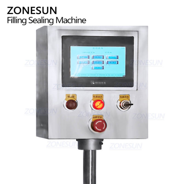 control panel of aluminum tube filling sealing machine for ointment