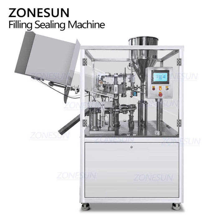 aluminum tube filling sealing machine for coatings