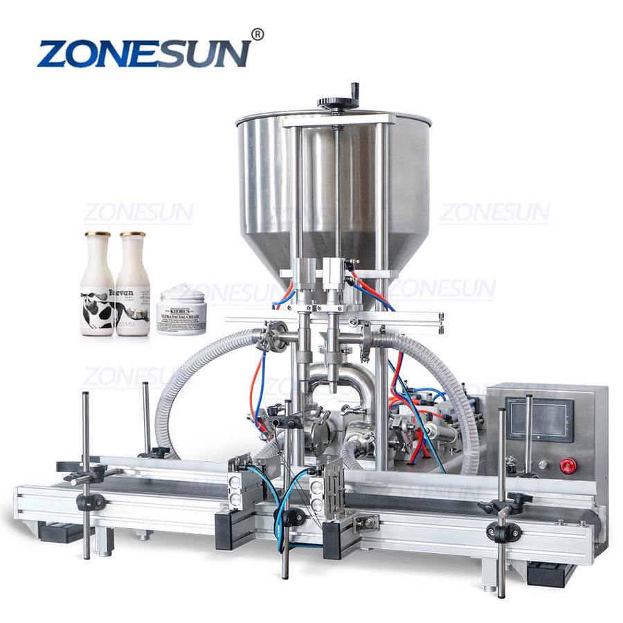 Automatic 2 Heads Paste Filling Machine