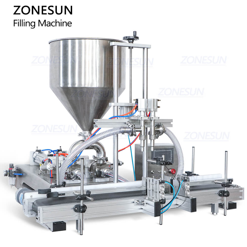 Automatic 2 Heads Jam Filling Machine