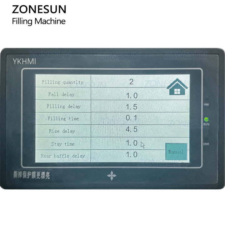 ZS-DTGT2 Machine de remplissage de pâte pneumatique automatique à double tête pour le remplissage de piston de crème de miel de shampooing