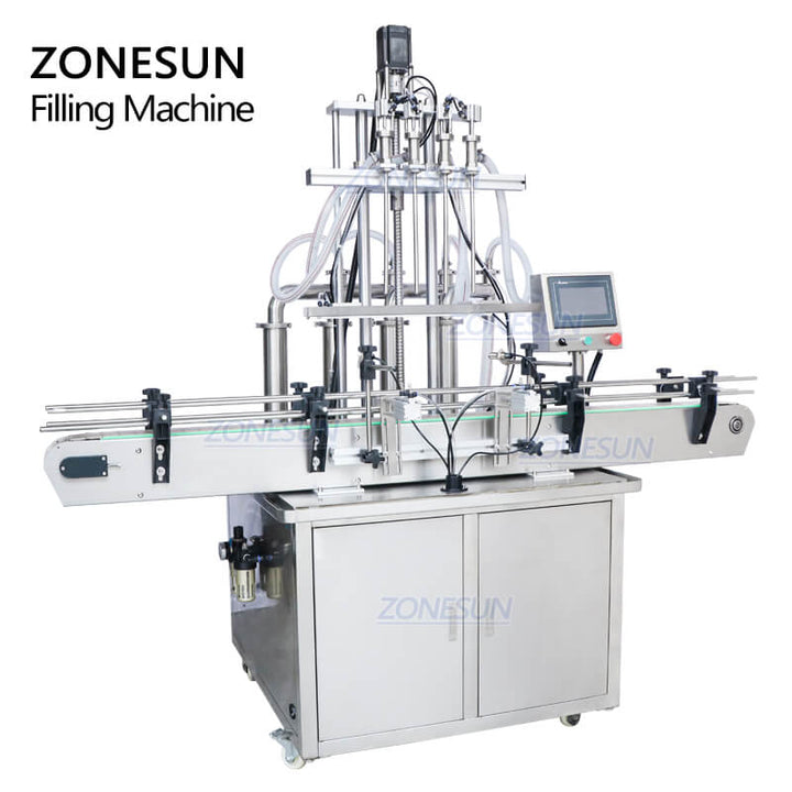 ZS-YT4T-4D Automatic Diving Nozzle Liquid Filling Machine