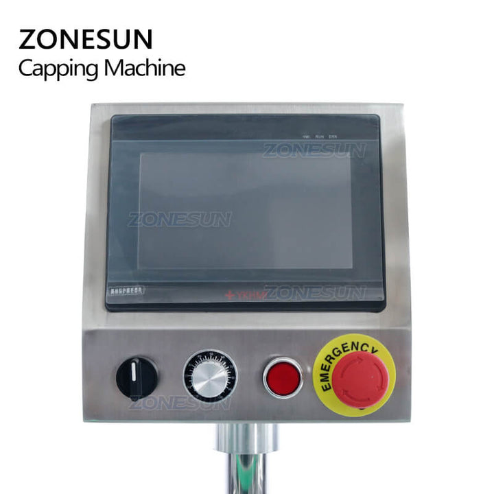 Operation Panel of Automatic Bottle Cap Press Screwing Machine