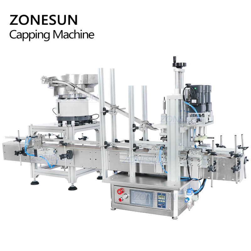 ZONESUN ZS-XG1870V Automatic Bottle Screw Capping Machines With