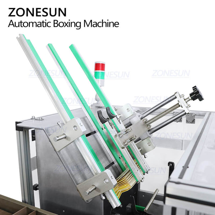 Carton Feeding Structure of Automatic Essential Oil Bottle Boxing Machine