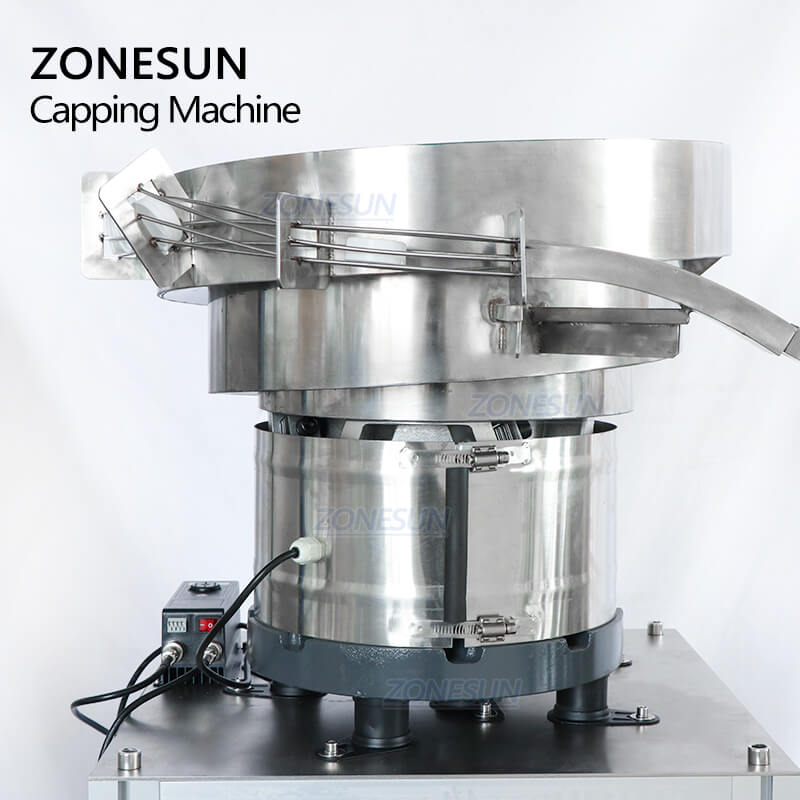 Vibratory Bowl of Automatic Capping Machine With Cap Feeder