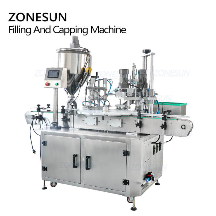 ZS-AFC3 Automatic 3 in 1 Filling and Capping Machine