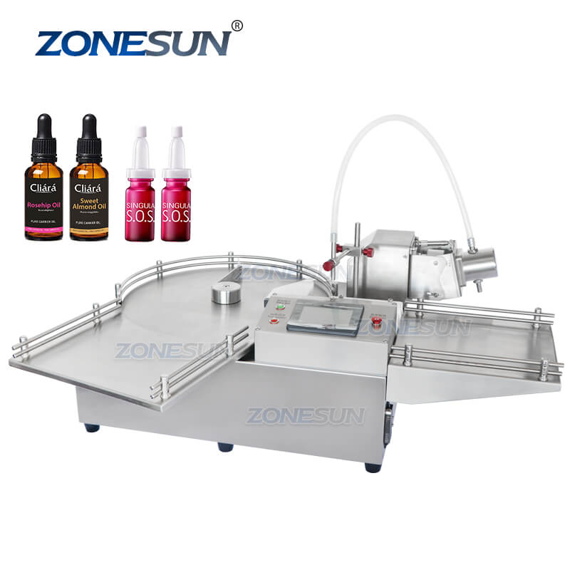 Automatic Liquid Filling Machine With Bottle Sorter