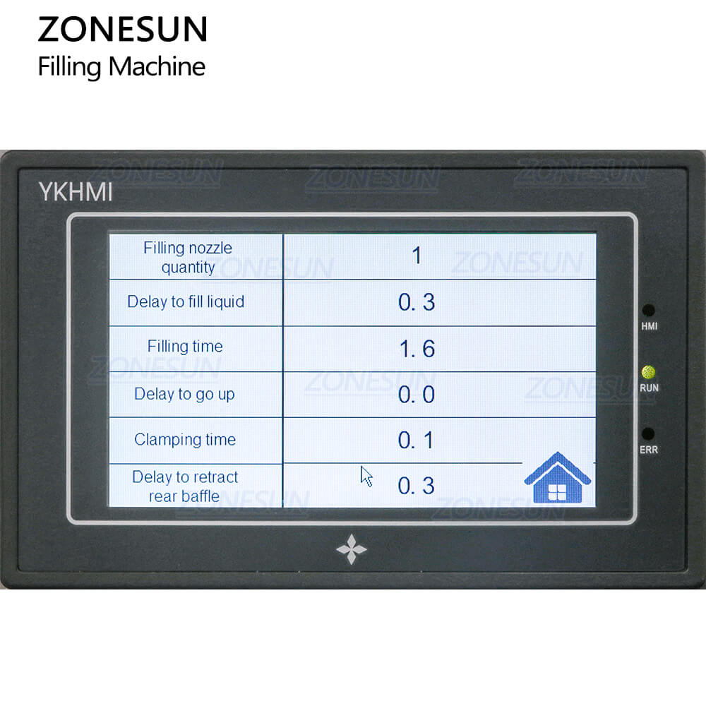 Control Panel of Liquid Quantitative Filling Machine