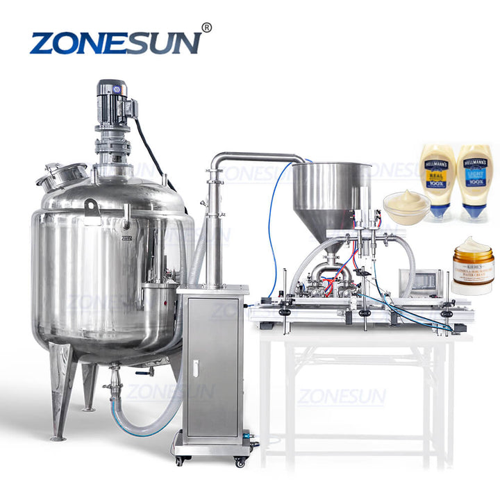 Automatic Paste Filler With Mixing Tank