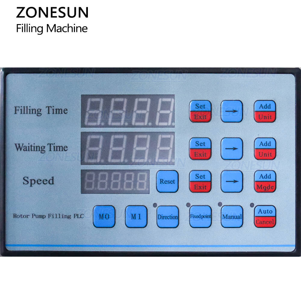 Control Panel of  Jam Filling Machine