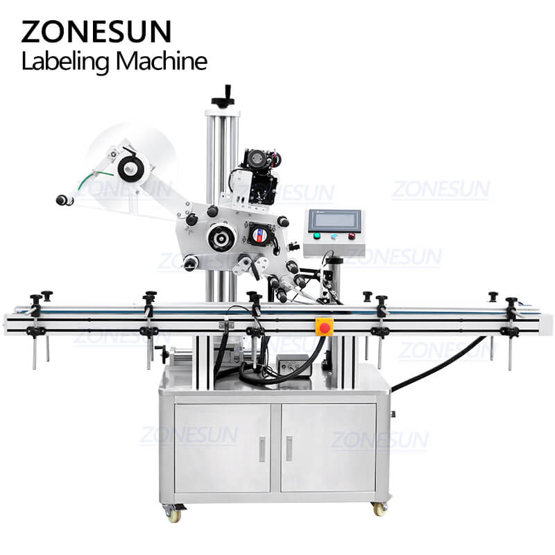 paper pouch labeling machine
