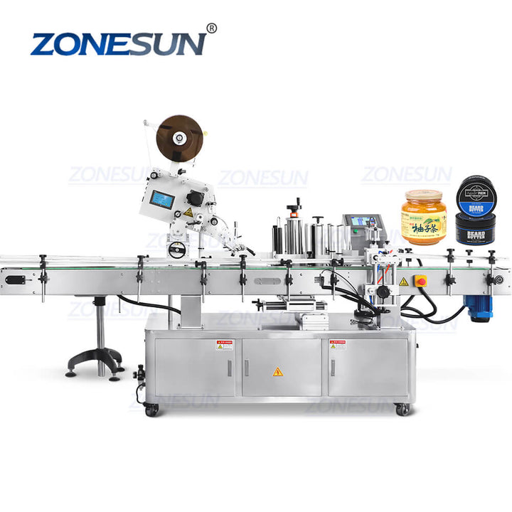 ZS-TB822P AUTORES DE AUTHASSIVO AUTOMÁTICO ROUNTE CAPS DE BRANCHA PLACARADA MACÁLICA DE ELAGEMA LATERAL E CORPO PARA MACHINA DE MEL