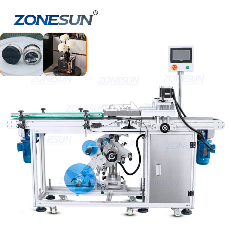 Automatic Bottom Side Labeling Machine